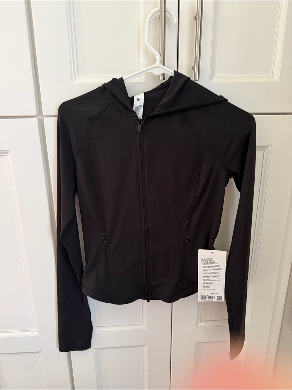 lululemon athletica Black Full-Zip Hooded Jacket
